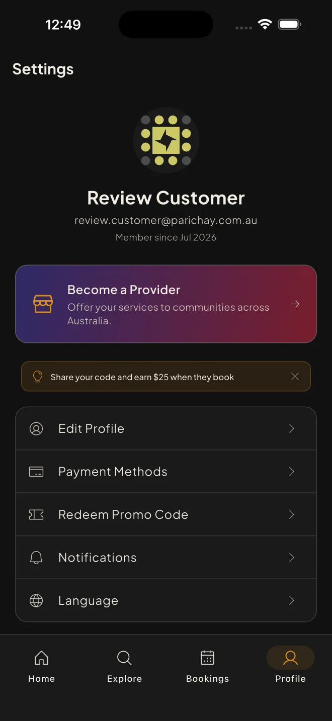 Your Parichay account and settings